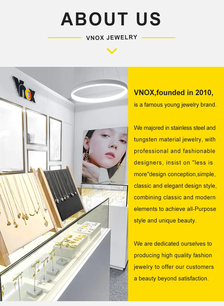 Vnox Custom Names Necklaces for Women Girls, Gold Color Stainless Steel Personalized Heart Love Pendant Collar,Gifts for Her