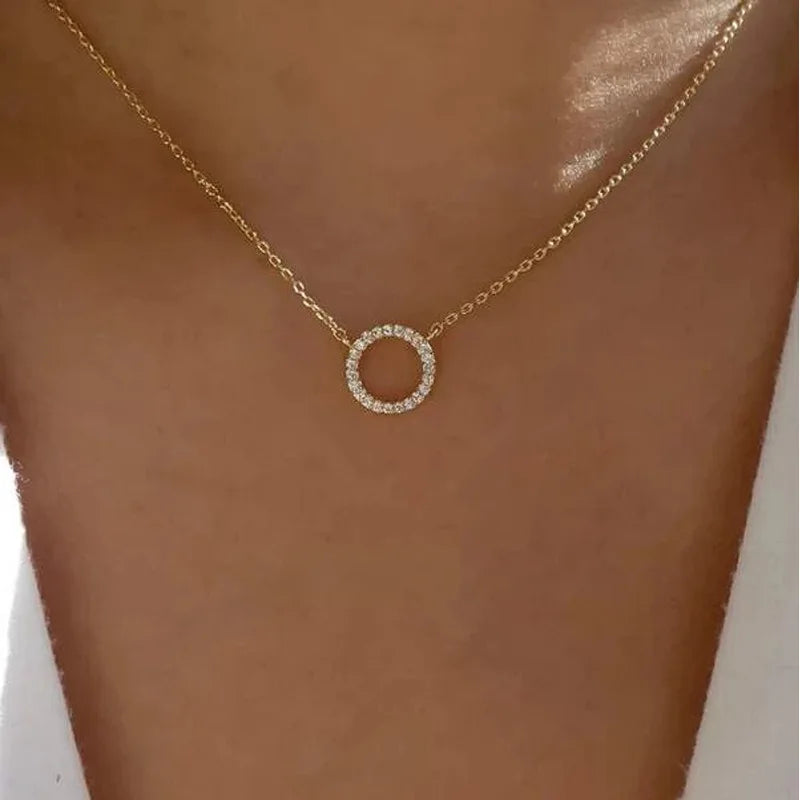 Vintage Bohemian Multilayer Minimalist Necklace for Women Stick Pendant Link Chain Necklace Collarbone Collares Fashion Jewelry