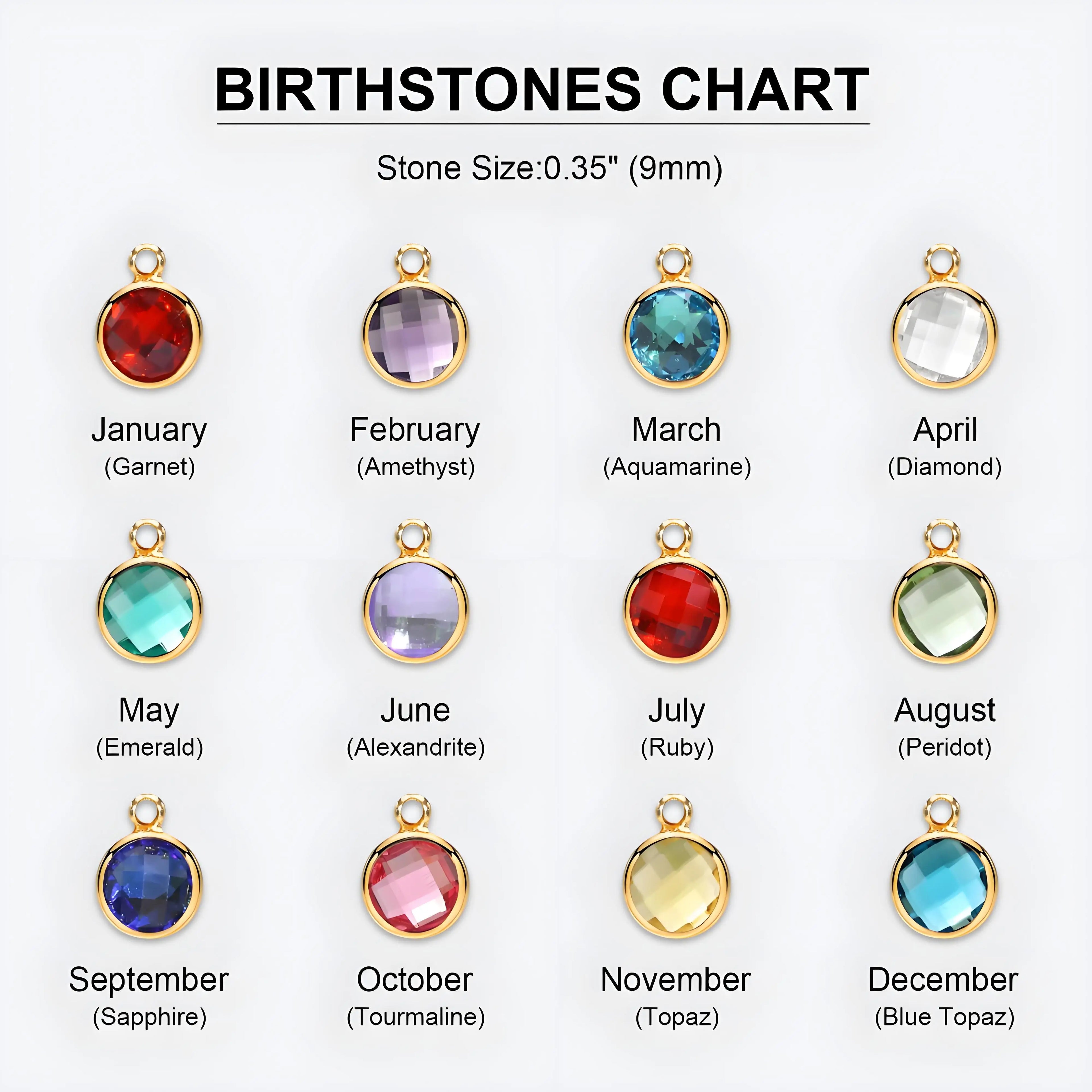 Personalized Gold - Plated Name Necklace with Birthstone Pendant, Customizable Jewelry for Women, Ideal Gift for Occasions
